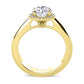 Callalily Round Diamond Bridal Set (Lab Grown Igi Cert) yellowgold