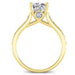 Calluna Cushion Diamond Bridal Set (Lab Grown Igi Cert) yellowgold