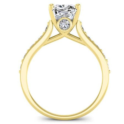 Calluna Cushion Diamond Bridal Set (Lab Grown Igi Cert) yellowgold