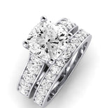 Calluna Diamond Matching Band Only (does Not Include Engagement Ring) For Ring With Cushion Center whitegold