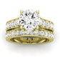 Calluna Diamond Matching Band Only (does Not Include Engagement Ring) For Ring With Round Center yellowgold