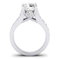 Calluna Diamond Matching Band Only (does Not Include Engagement Ring) For Ring With Round Center whitegold