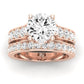 Calluna Diamond Matching Band Only (does Not Include Engagement Ring) For Ring With Round Center rosegold