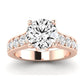 Calluna Diamond Matching Band Only (does Not Include Engagement Ring) For Ring With Round Center rosegold