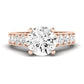 Calluna Diamond Matching Band Only (does Not Include Engagement Ring) For Ring With Round Center rosegold