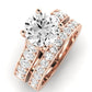 Calluna Diamond Matching Band Only (does Not Include Engagement Ring) For Ring With Round Center rosegold