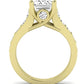 Calluna Emerald Diamond Engagement Ring (Lab Grown Igi Cert) yellowgold