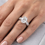 Calluna - GIA Natural Oval Diamond Engagement Ring