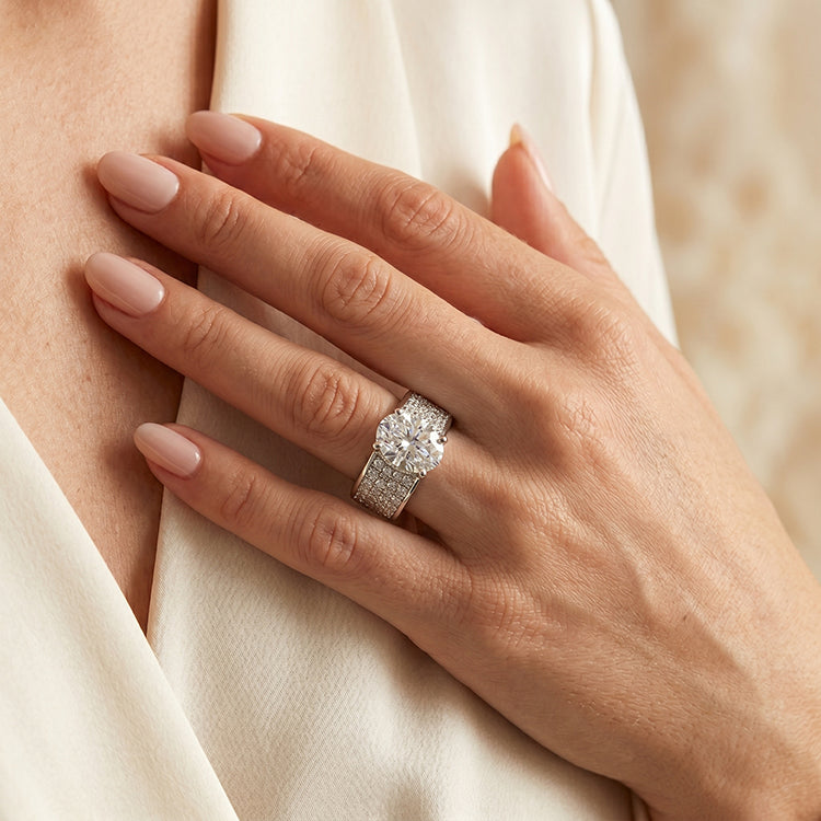 Calluna - GIA Natural Oval Diamond Engagement Ring