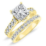 Calluna Princess Diamond Bridal Set (Lab Grown Igi Cert) yellowgold