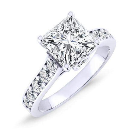 2.00 ct - Calluna - GIA Natural Princess Diamond Engagement Ring