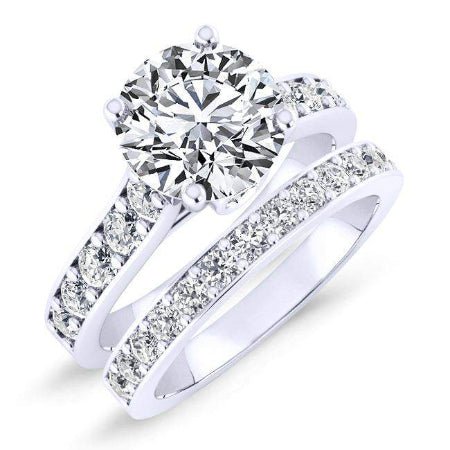 Calluna Round Diamond Bridal Set (Lab Grown Igi Cert) whitegold