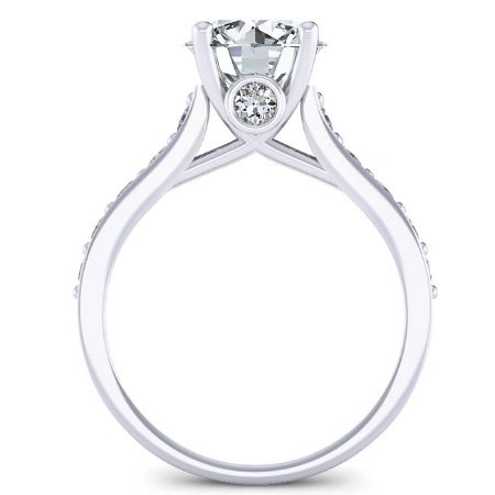 Calluna Round Diamond Bridal Set (Lab Grown Igi Cert) whitegold