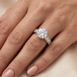 Calluna - GIA Natural Round Diamond Engagement Ring