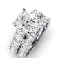 Calluna Diamond Matching Band Only (does Not Include Engagement Ring) For Ring With Cushion Center whitegold