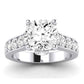 Calluna Diamond Matching Band Only (does Not Include Engagement Ring) For Ring With Cushion Center whitegold