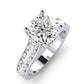 Calluna Diamond Matching Band Only (does Not Include Engagement Ring) For Ring With Cushion Center whitegold