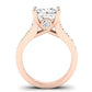 Calluna Diamond Matching Band Only (does Not Include Engagement Ring) For Ring With Princess Center rosegold