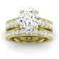 Calluna Oval Moissanite Bridal Set yellowgold