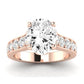 Calluna Oval Moissanite Bridal Set rosegold