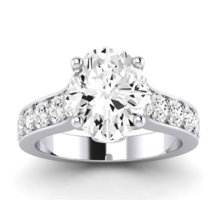 Calluna Oval Moissanite Bridal Set whitegold