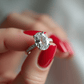 Calluna - Oval Moissanite Engagement Ring