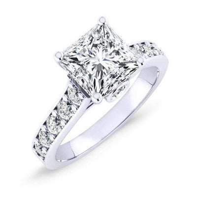 Calluna Princess Diamond Engagement Ring (Lab Grown Igi Cert) whitegold