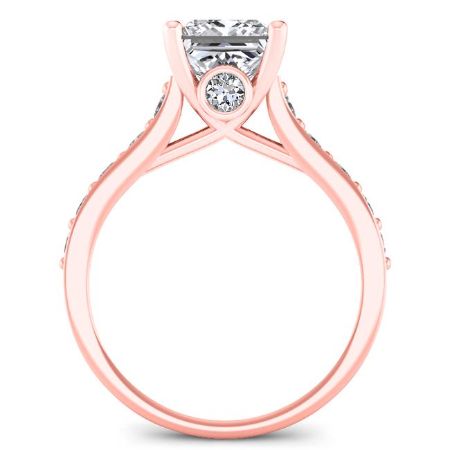 Calluna Princess Diamond Engagement Ring (Lab Grown Igi Cert) rosegold