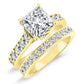 Calluna Princess Moissanite Bridal Set yellowgold