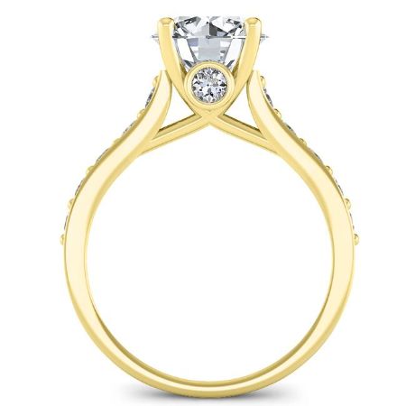 Calluna Round Diamond Bridal Set (Lab Grown Igi Cert) yellowgold