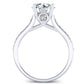 Calluna Round Diamond Bridal Set (Lab Grown Igi Cert) whitegold