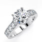 Calluna Round Diamond Engagement Ring (Lab Grown Igi Cert) whitegold