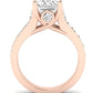 Calluna Emerald Diamond Engagement Ring (Lab Grown Igi Cert) rosegold