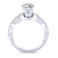 Camellia Round Diamond Bridal Set (Lab Grown Igi Cert) whitegold