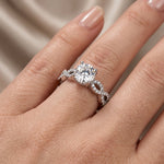 Camellia - GIA Natural Round Diamond Engagement Ring
