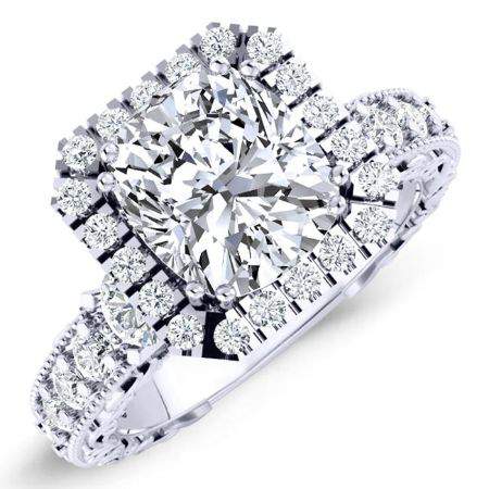 2.00 ct - Canna - GIA Natural Cushion Diamond Engagement Ring