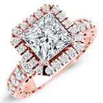Canna Princess Diamond Bridal Set (Lab Grown Igi Cert) rosegold