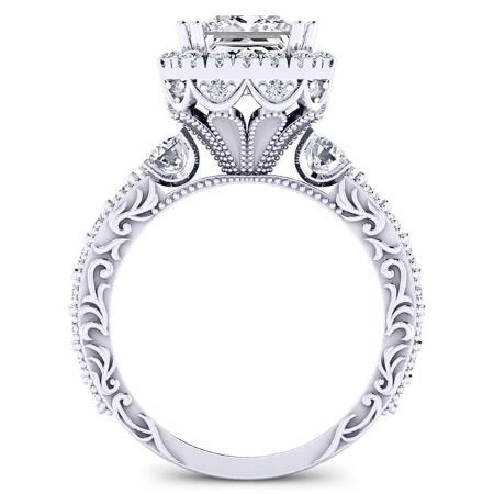 Canna Princess Diamond Bridal Set (Lab Grown Igi Cert) whitegold