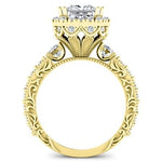 Canna Princess Diamond Bridal Set (Lab Grown Igi Cert) yellowgold