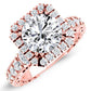 Canna Round Diamond Engagement Ring (Lab Grown Igi Cert) rosegold