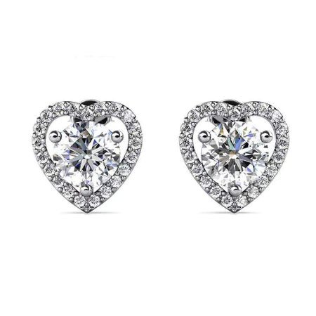 Carisa Moissanite Earrings whitegold