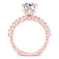 Carmel Round Diamond Engagement Ring (Lab Grown Igi Cert) rosegold