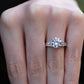 Carnation Round Diamond Engagement Ring (Lab Grown Igi Cert) whitegold