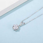 Carter Diamond Necklace (Clarity Enhanced) whitegold