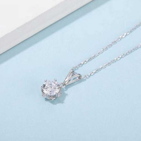 Carter Diamond Necklace (Clarity Enhanced) whitegold