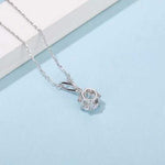 Carter Moissanite Necklace whitegold
