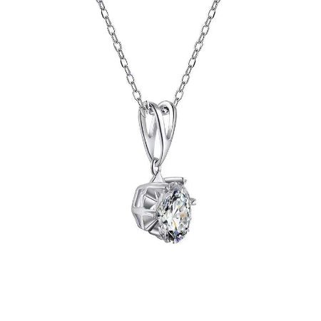 Carter Moissanite Necklace whitegold