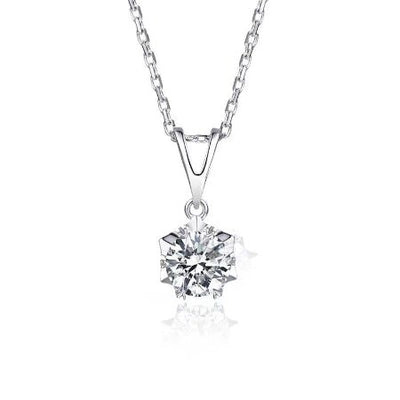 Carter Moissanite Necklace whitegold