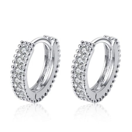 Cassie Diamond Stud Earrings whitegold