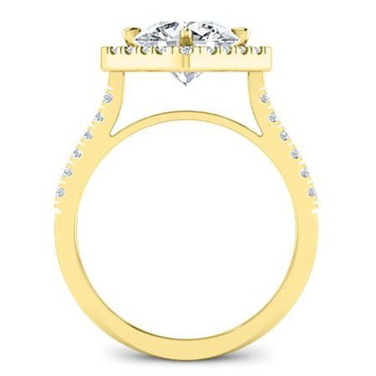 Cattleya Round Diamond Bridal Set (Lab Grown Igi Cert) yellowgold